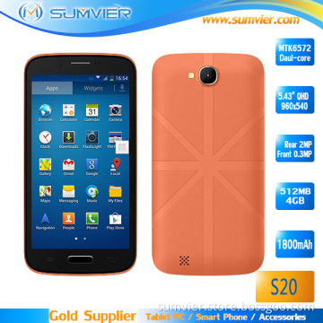 3G GSM/WCDMA Dual SIM Cards WiFi Bluetooth Smart Phone (S20)
